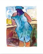 Silent Auction- Women In Red Lion Pub: Blue