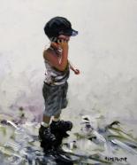 Miss You Too! - Original oil