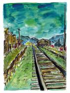Bob Dylan Train Tracks Silent Auction